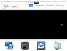 Tablet Screenshot of hostingfy.com